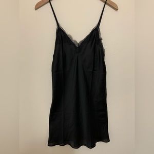 New Victoria’s Secret Black Satin Slip Size XS